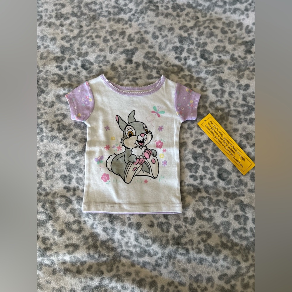 Disney baby short sleeve sleeping top, Size 18M